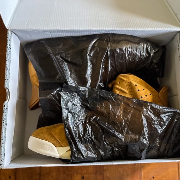 Nike Air Jordan 6 VI Retro Wheat Men’s Size 13 Golden Harvest - Picture 4 of 10